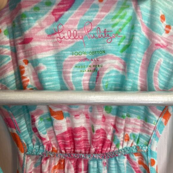 Lilly Pulitzer Sleeveless Mills Maxi Jellies Be Jammin Dress W1317 Sz XS - Picture 4 of 9